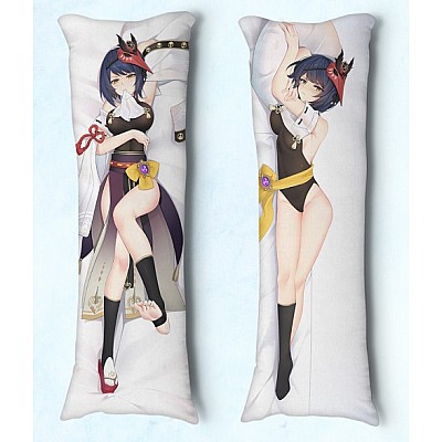 Travesseiro Dakimakura Genshin Impact Kujou Sara 01